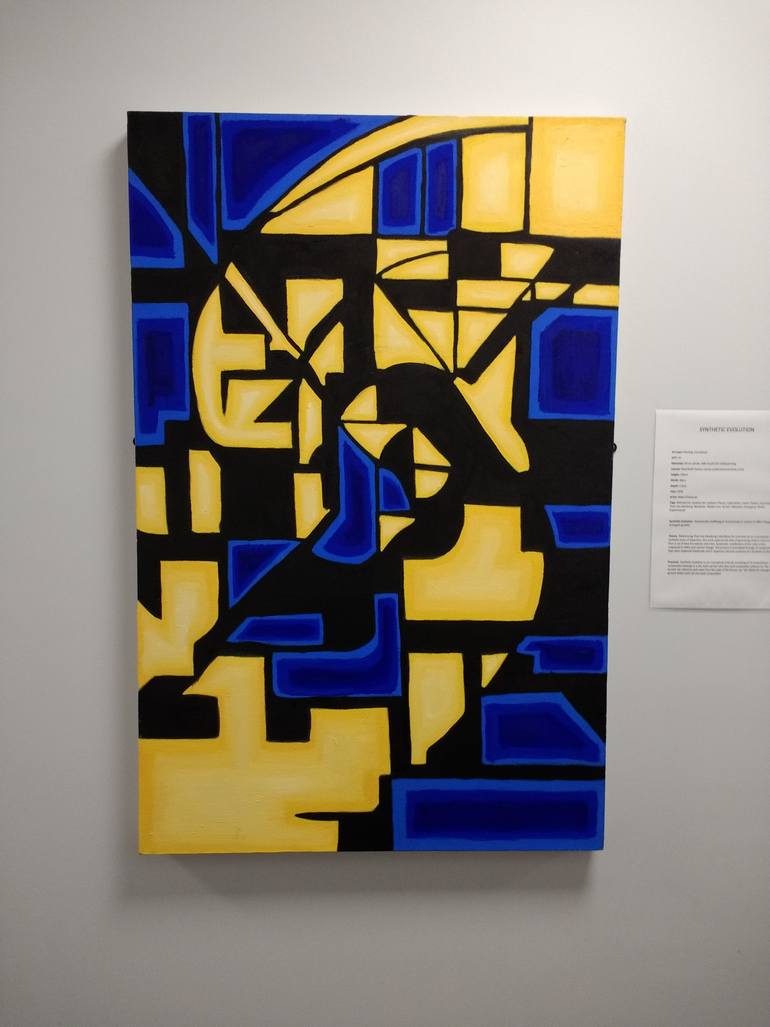Original Conceptual Abstract Painting by Matt O'Donovan