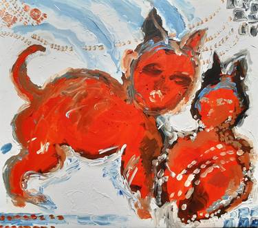 Print of Expressionism Animal Paintings by Joanna Glazer
