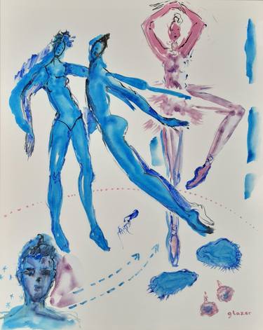 Print of Performing Arts Paintings by Joanna Glazer