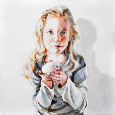 Print of Realism Children Paintings by Inge Koetzier Van Hooff