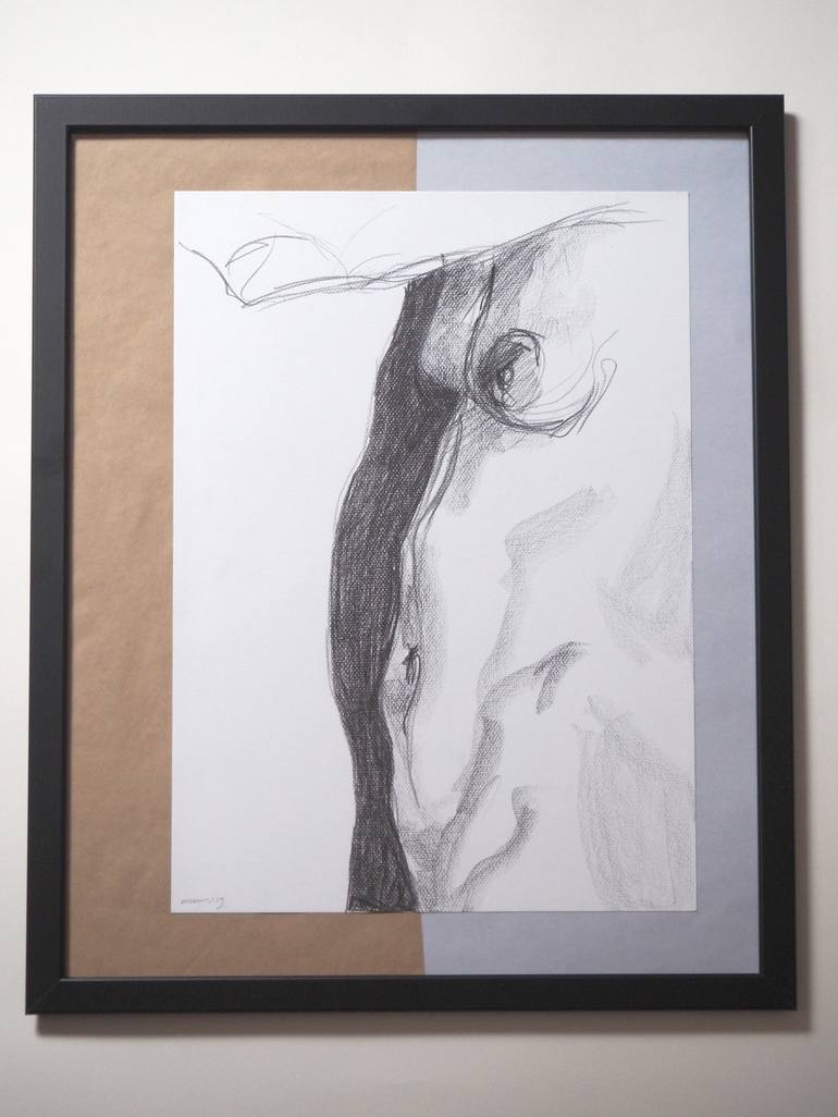 Original Fine Art Body Drawing by Natalia Rozmus - Esparza