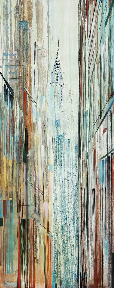 Print of Abstract Expressionism Architecture Paintings by Natalia Rozmus - Esparza