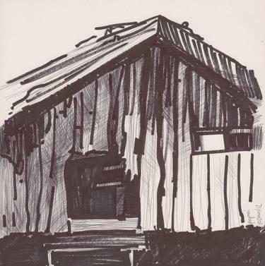 Original Expressionism Architecture Drawings by Natalia Rozmus - Esparza