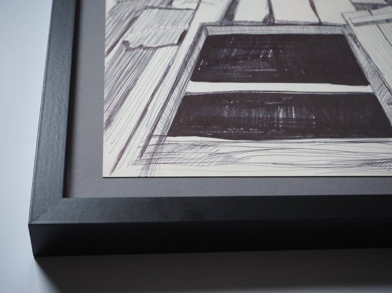 Original Contemporary Architecture Drawing by Natalia Rozmus - Esparza