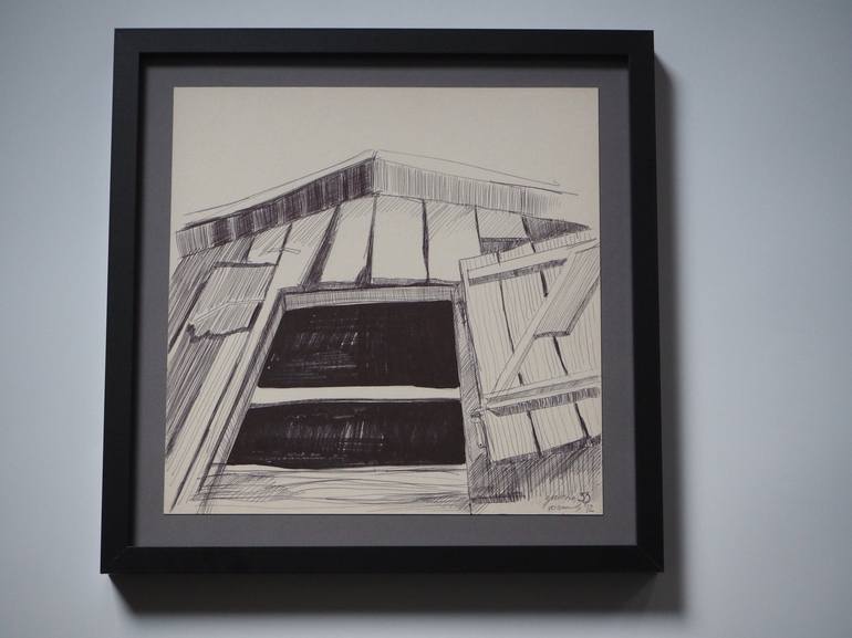 Original Contemporary Architecture Drawing by Natalia Rozmus - Esparza