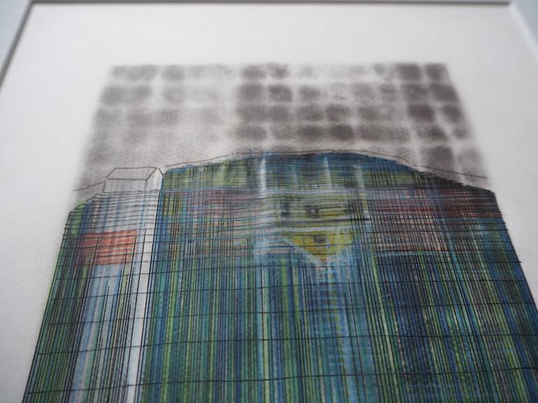 Original Contemporary Botanic Drawing by Natalia Rozmus - Esparza