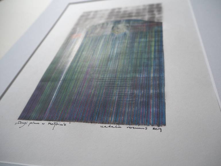 Original Contemporary Botanic Drawing by Natalia Rozmus - Esparza