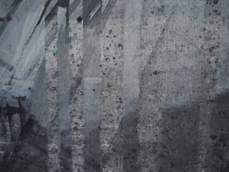 Original Abstract Architecture Painting by Natalia Rozmus - Esparza