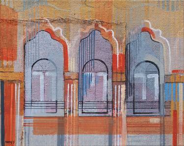 Print of Art Deco Architecture Paintings by Natalia Rozmus - Esparza