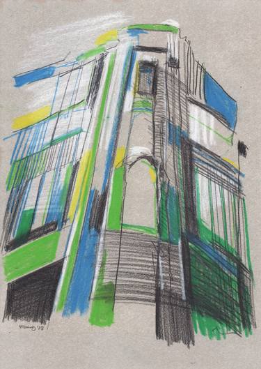 Print of Impressionism Architecture Drawings by Natalia Rozmus - Esparza