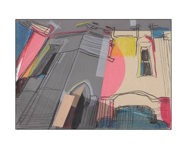 Print of Art Deco Architecture Drawings by Natalia Rozmus - Esparza