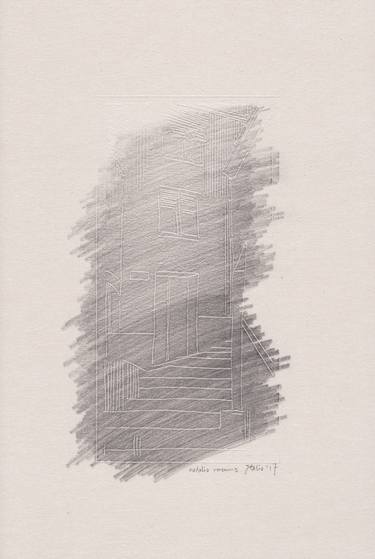 Original Abstract Architecture Drawings by Natalia Rozmus - Esparza