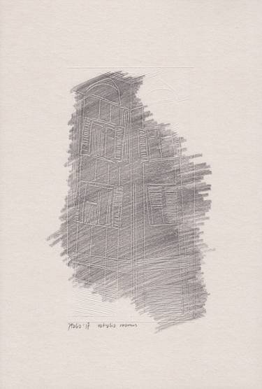 Original Abstract Architecture Drawings by Natalia Rozmus - Esparza