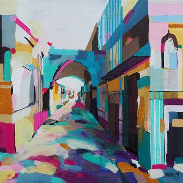 Print of Impressionism Architecture Paintings by Natalia Rozmus - Esparza