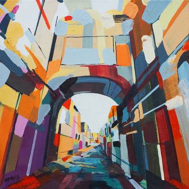 Original Architecture Paintings by Natalia Rozmus - Esparza