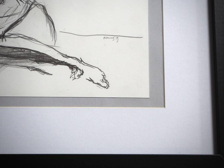 Original Figurative Body Drawing by Natalia Rozmus - Esparza