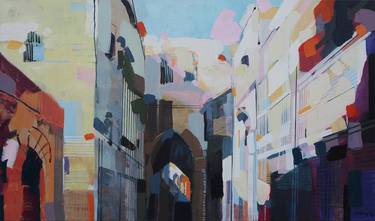 Print of Impressionism Architecture Paintings by Natalia Rozmus - Esparza