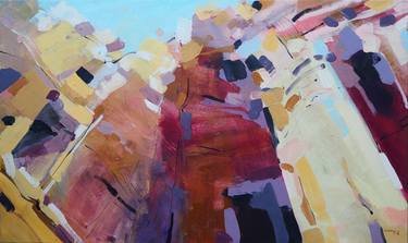 Print of Abstract Expressionism Places Paintings by Natalia Rozmus - Esparza