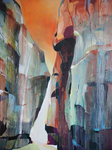 Print of Abstract Expressionism Landscape Paintings by Natalia Rozmus - Esparza