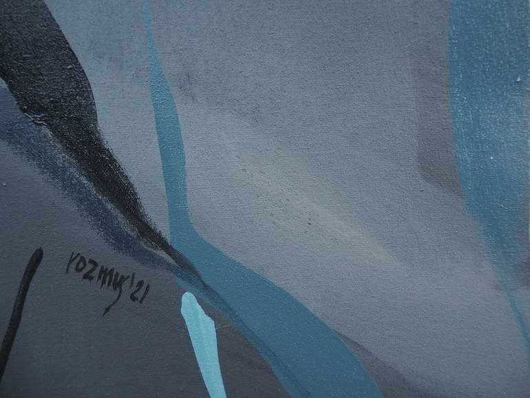 Original Minimalism Architecture Painting by Natalia Rozmus - Esparza