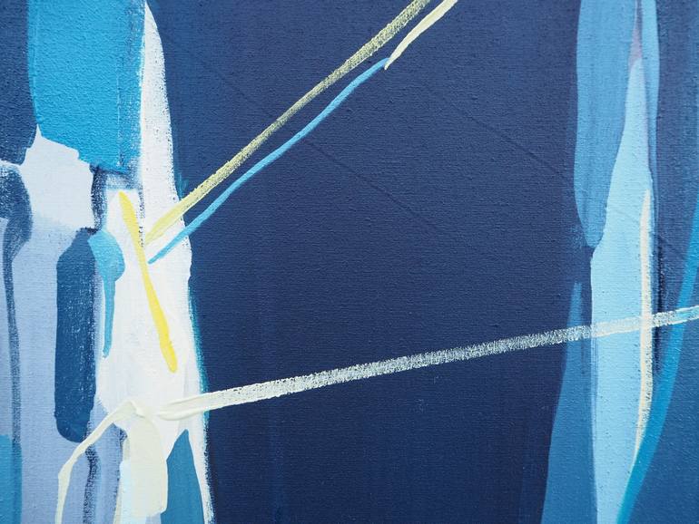 Original Minimalism Architecture Painting by Natalia Rozmus - Esparza