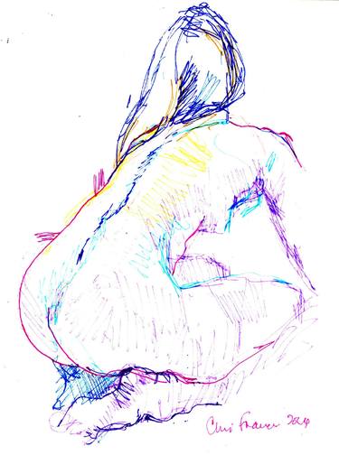 Original Erotic Drawings by Chris Francis