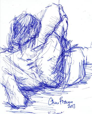 Original Erotic Drawings by Chris Francis