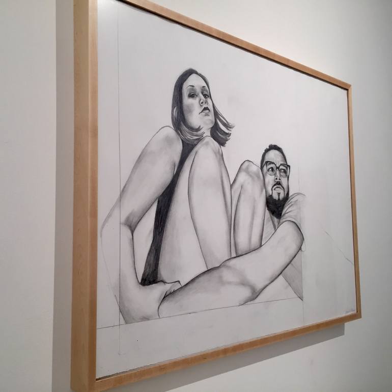 Original Figurative People Drawing by Julianne Wallace Sterling