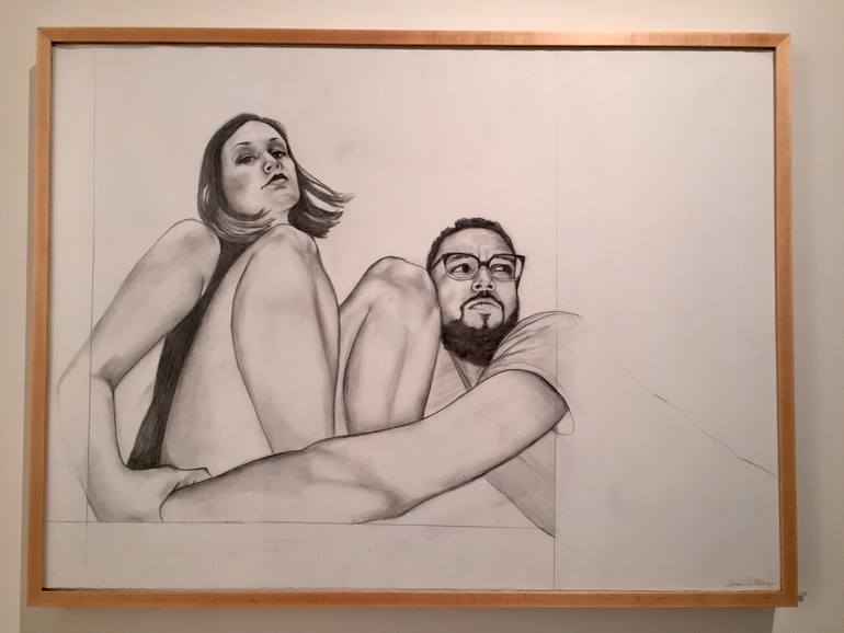 Original Figurative People Drawing by Julianne Wallace Sterling