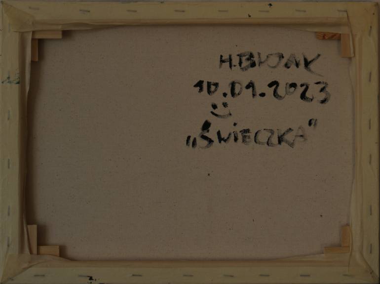 Original Expressionism Animal Painting by Hubert Bujak