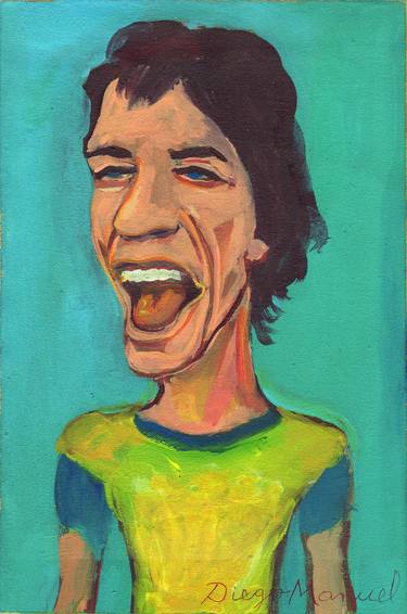 Original Pop Art Pop Culture/Celebrity Paintings by Diego Manuel Rodriguez