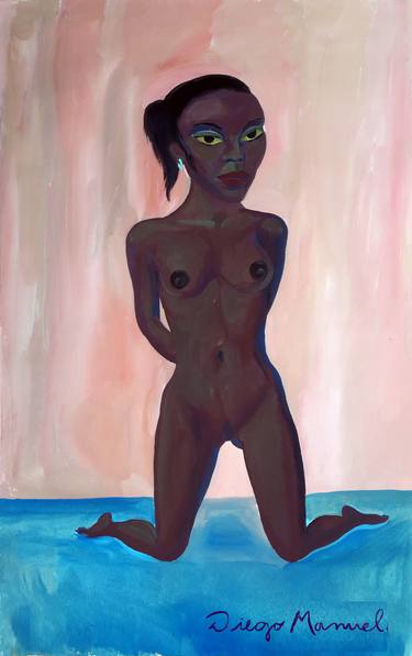 Original Expressionism Nude Paintings by Diego Manuel Rodriguez