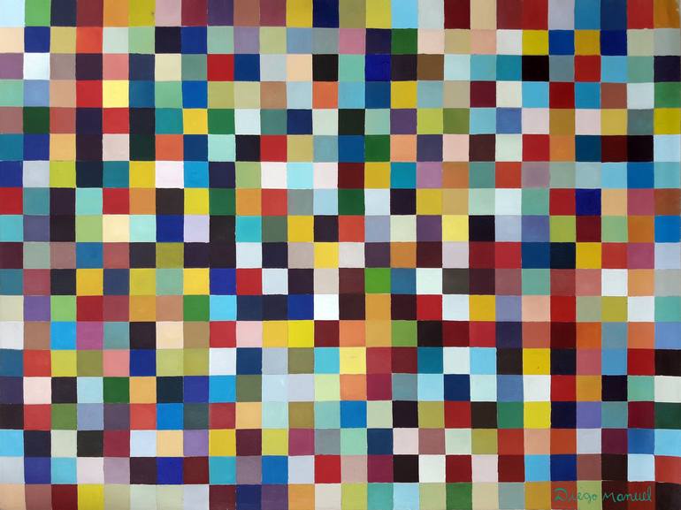 Color composition Painting by Diego Manuel Rodriguez | Saatchi Art