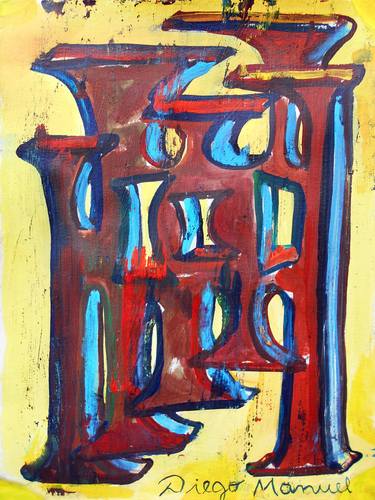 Print of Abstract Expressionism Abstract Paintings by Diego Manuel Rodriguez