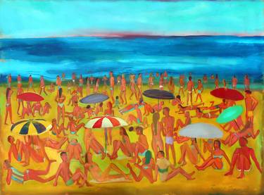 Print of Beach Paintings by Diego Manuel Rodriguez