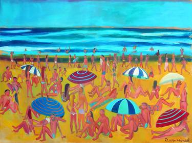 Print of Fine Art Beach Paintings by Diego Manuel Rodriguez