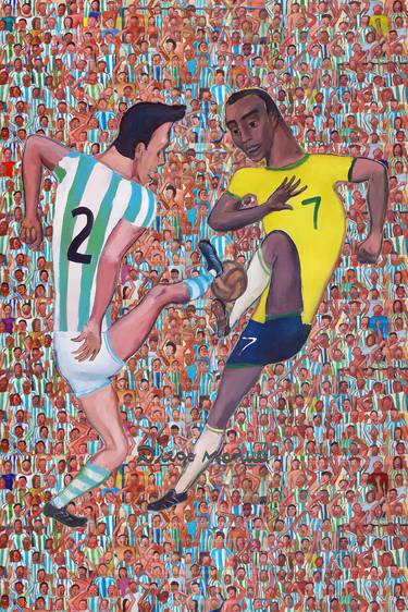 Print of Pop Art Sport Mixed Media by Diego Manuel Rodriguez