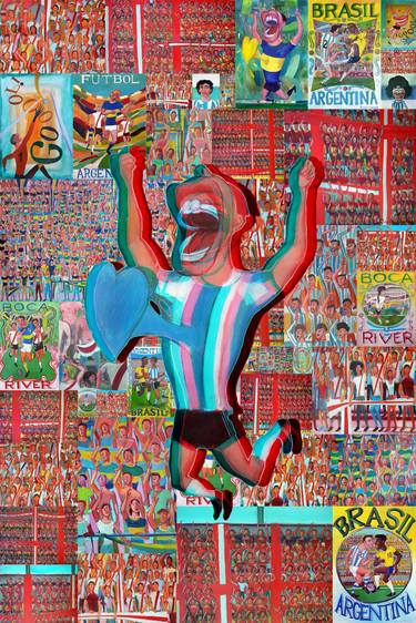 Print of Conceptual Sport Mixed Media by Diego Manuel Rodriguez