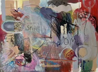 Saatchi Art Artist Dragana Milovic; Collage, “"Spiritual Moment"” #art