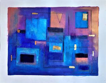 Saatchi Art Artist Dragana Milovic; Mixed Media, “Night Mood” #art