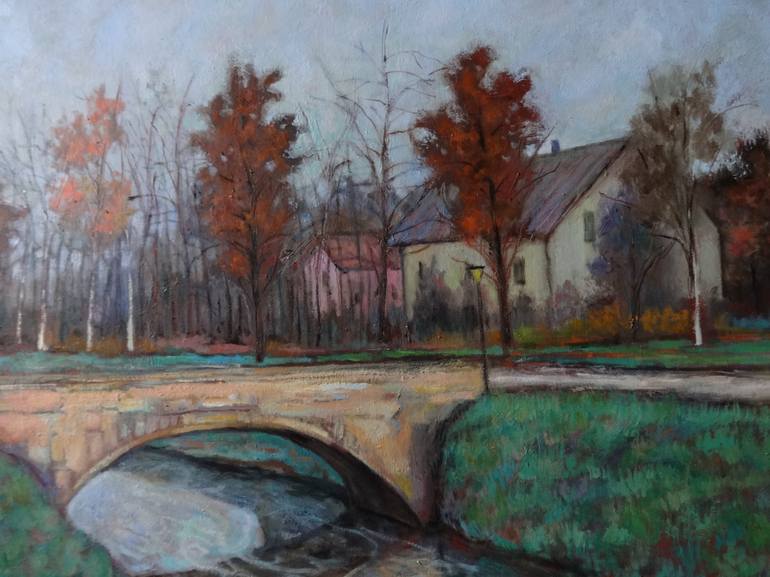 Original Landscape Painting by Massimiliano Ligabue