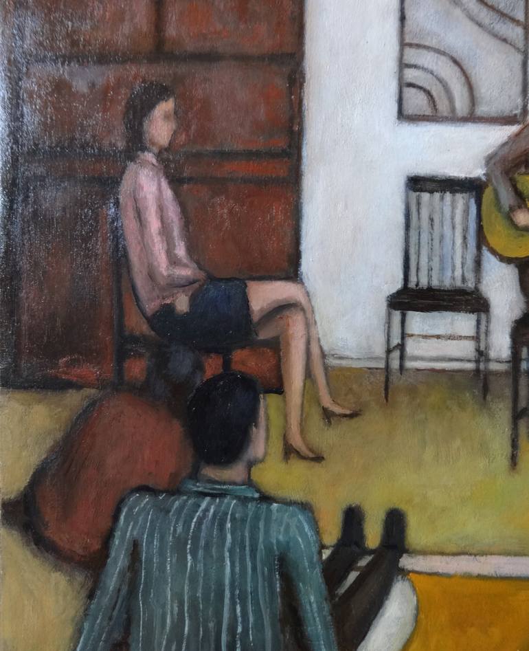 Original Figurative Music Painting by Massimiliano Ligabue