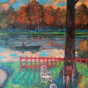 The reader and the lonely fisherman