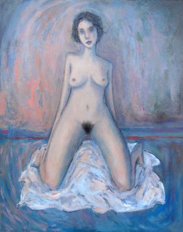 Print of Impressionism Erotic Paintings by Massimiliano Ligabue