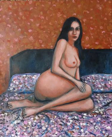 Print of Figurative Women Paintings by Massimiliano Ligabue