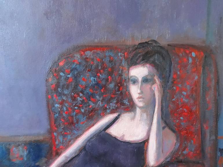 Original Women Painting by Massimiliano Ligabue