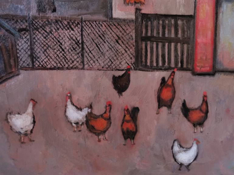 Original Rural life Painting by Massimiliano Ligabue