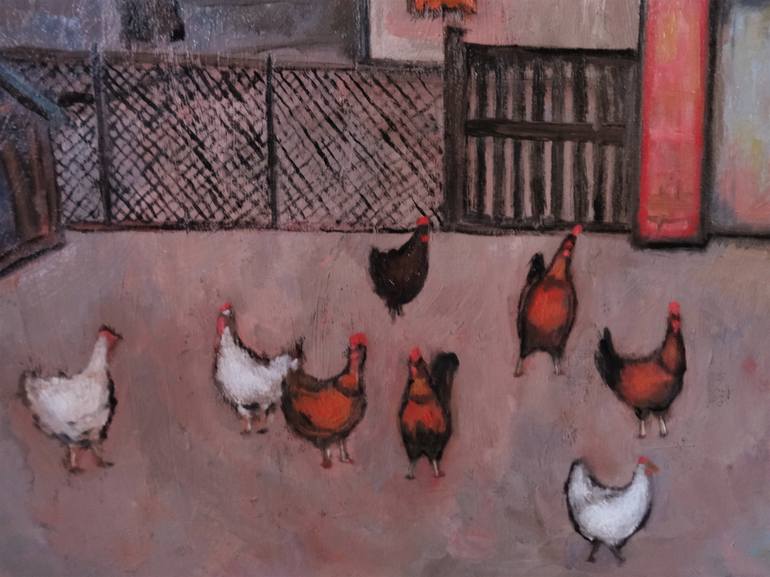 Original Figurative Rural life Painting by Massimiliano Ligabue