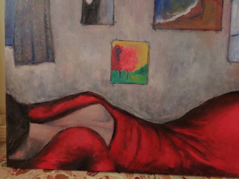 Original Women Painting by Massimiliano Ligabue