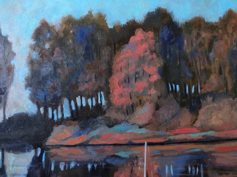 Original Figurative Landscape Painting by Massimiliano Ligabue